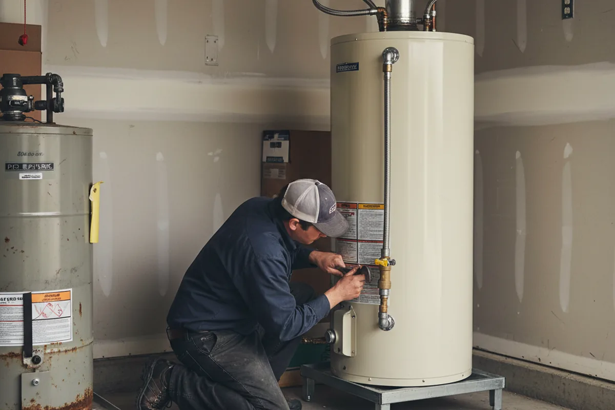 Water heater and shutoff valve replacement in Rockville Centre